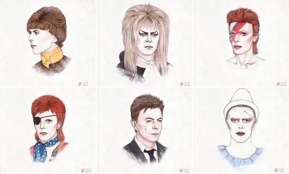 David Bowie  Mens hairstyles Rock hairstyles 70s hair